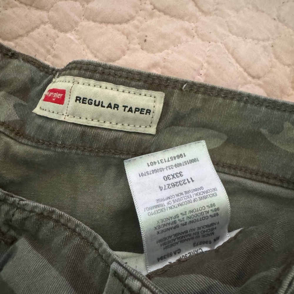 Wrangler Camouflage Regular Taper Pants
